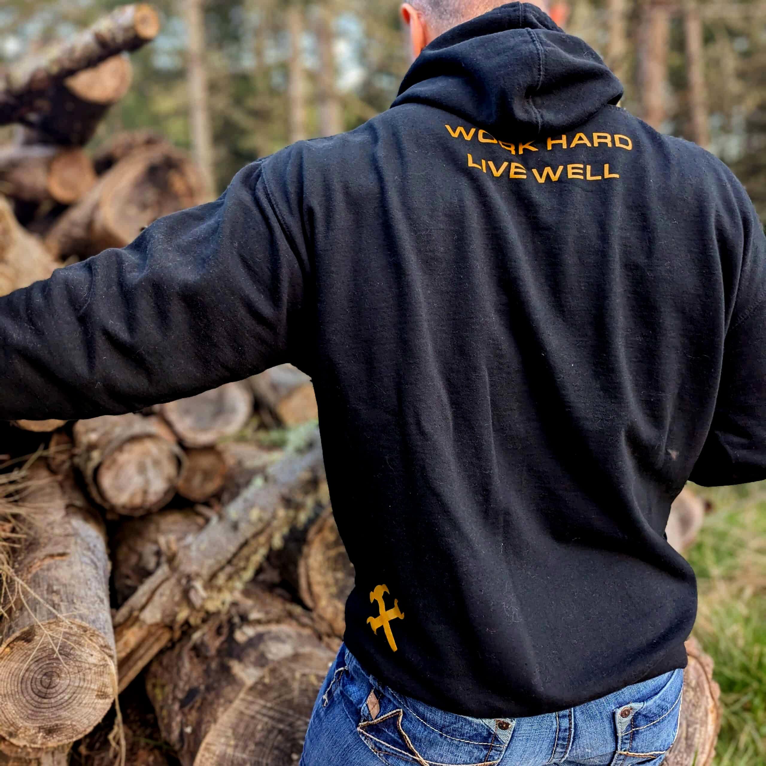 Tradesmen Cigar Co. Hoodie - Black - Image 2