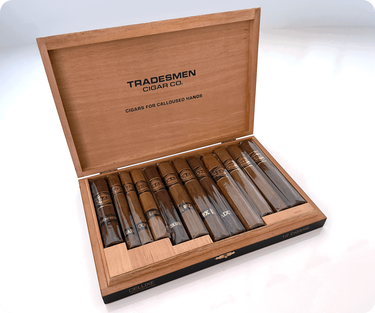 Tradesmen Deluxe Cigar Collection 12-Cigar Box - Image 4